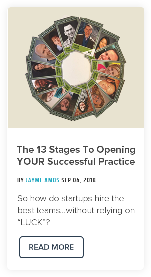 the 13 stages to opening your successful practice
